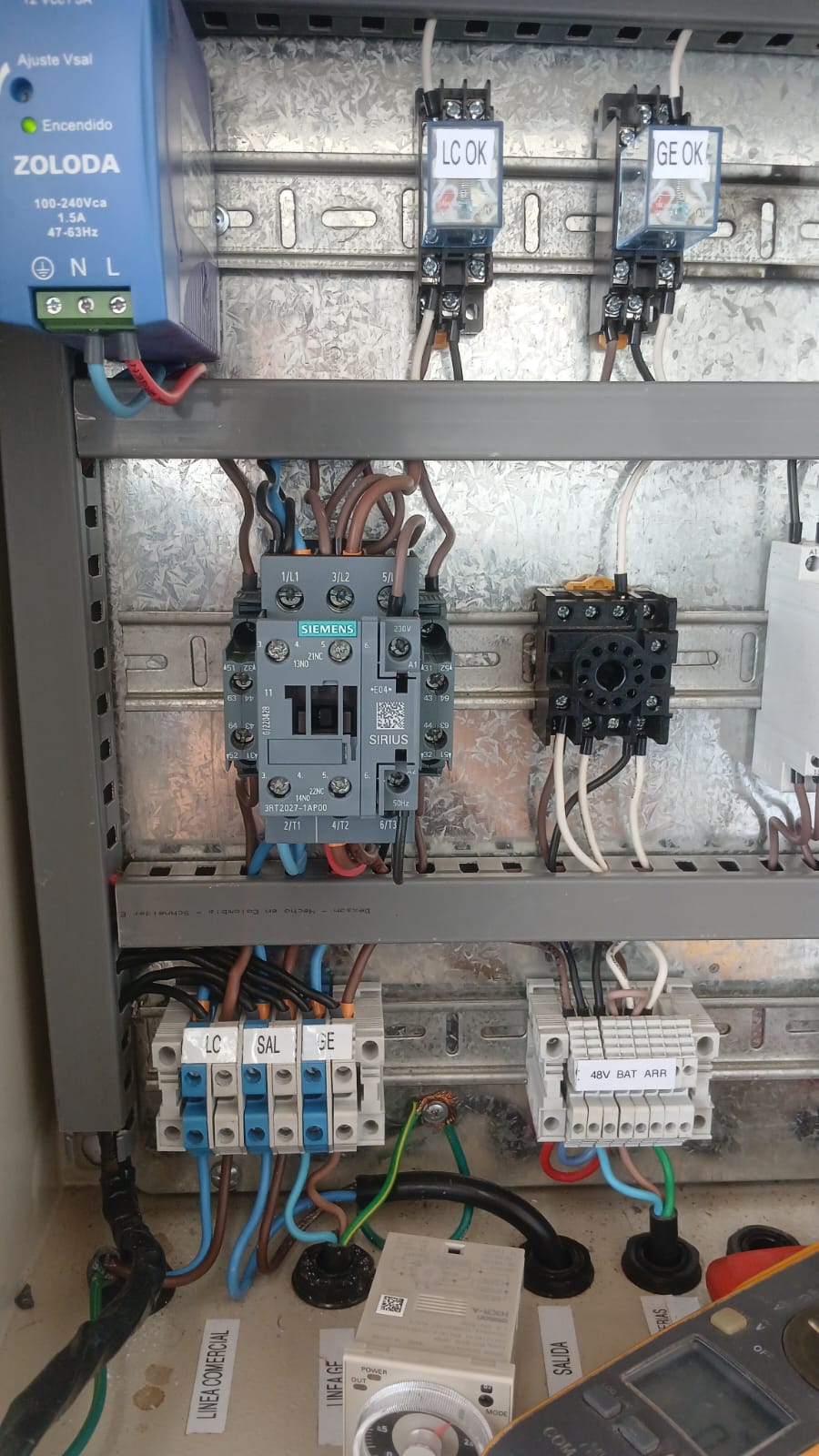 Tableros eléctricos y continuidad